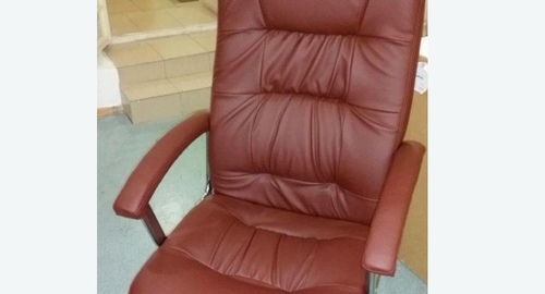 Обтяжка офисного кресла. Лисино-Корпус