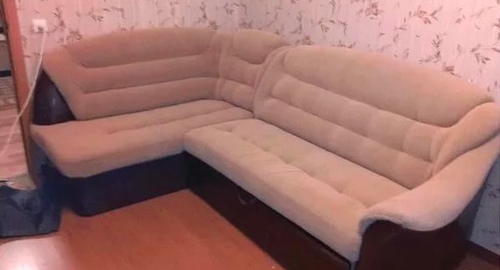 Перетяжка углового дивана. Лисино-Корпус